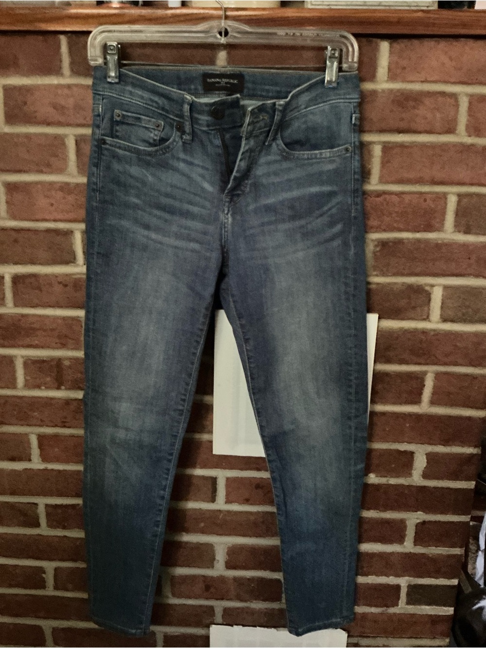 Banana Republic Women’s Skinny Jeans in Washed Blue
